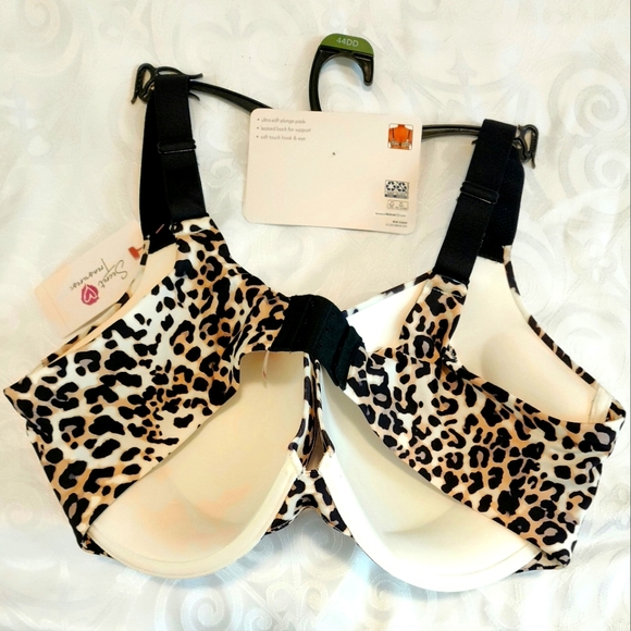 Secret Treasures Women Plus Size Underwire Plunge Bra NWT Cute Sexy Animal Print - Picture 2 of 12